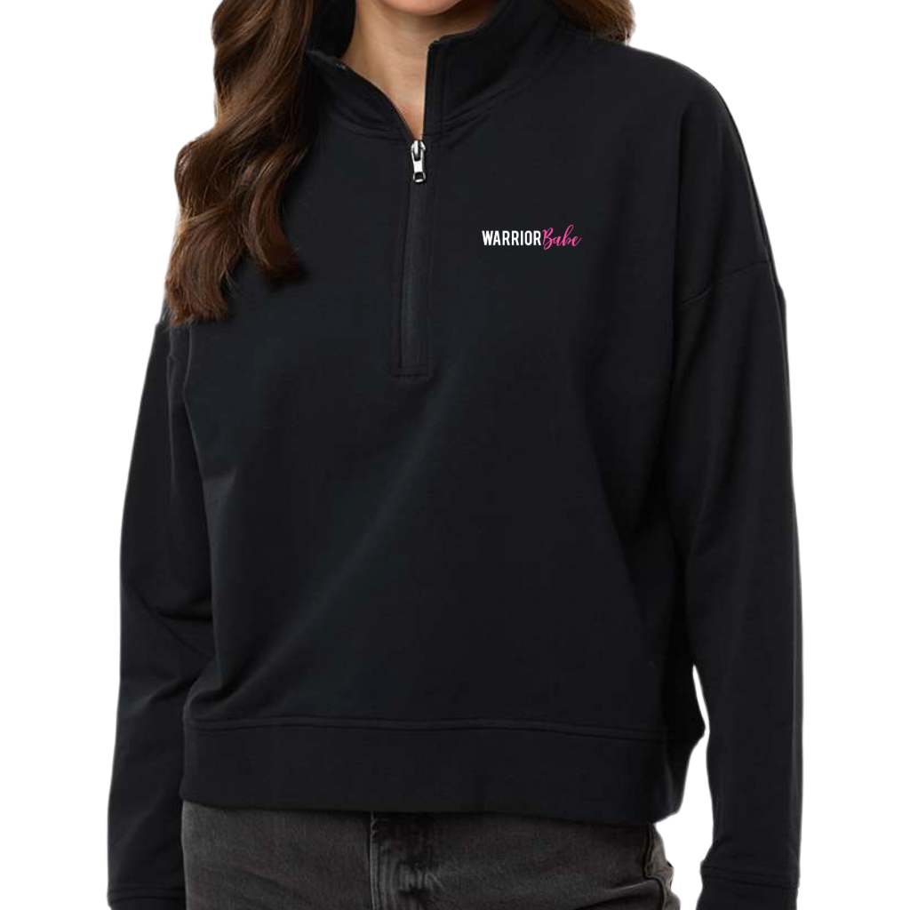 WarriorBabe Women's Performance Quarter-Zip Pullover