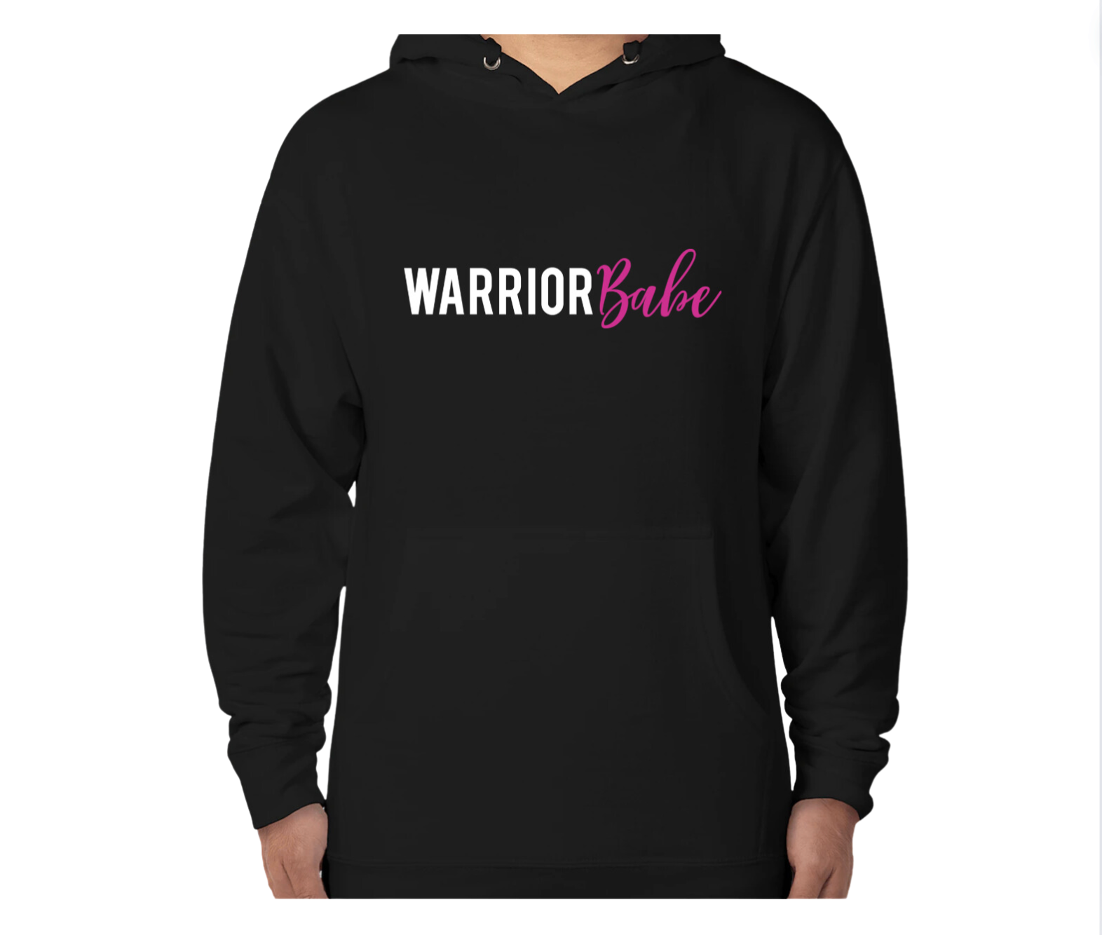 WarriorBabe Black Hoodie (Unisex)