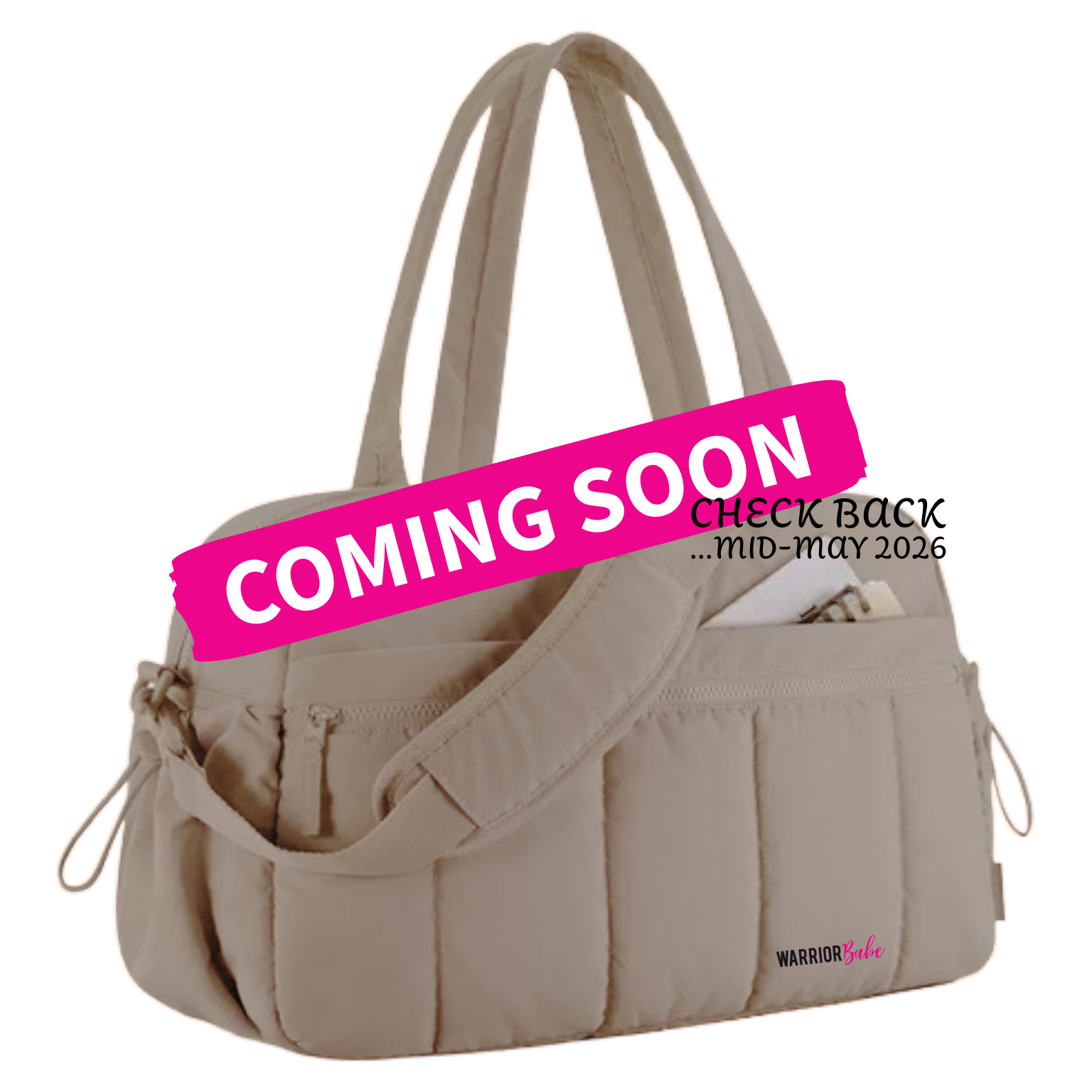 WarriorBabe Puffer Duffel Bag